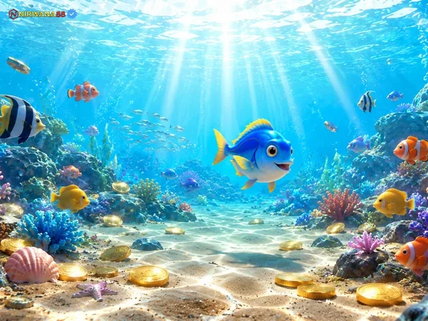 Adegan perburuan makhluk laut di Star Fishing